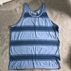 Men’s blue striped tank top, Old Navy size XL